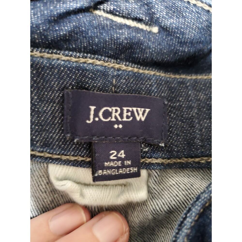 J.Crew Women’s High-Rise Wide-Leg Jeans Size 24 Blue Denim - Picture 2 of 13